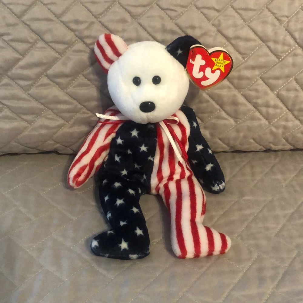 Spangle the bear Beanie Baby